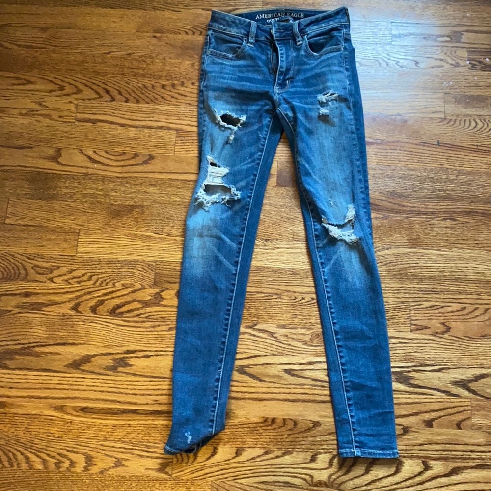 American Eagle super stretch jeans (00)